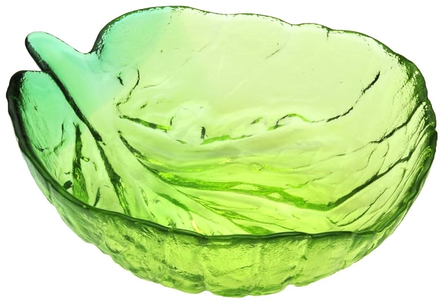 Amazon.co.jp: 月夜野工房 ガラス 中鉢 野菜の形 高原の贈りもの